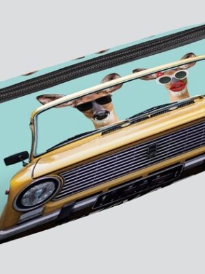 Animal Cruising Cylinder Pencil Case