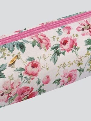 Floral Cylinder Pencil Case