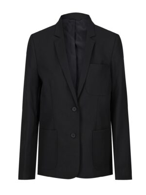 Girls 3 Pocket Eco Black Blazer
