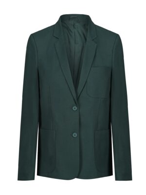 Girls 3 Pocket Eco Bottle Green Blazer
