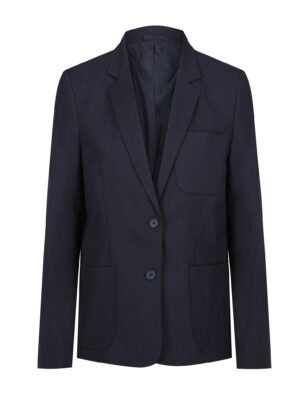 Girls 3 Pocket Eco Navy Blazer