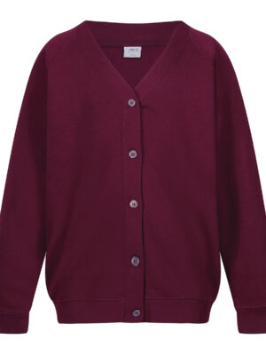 Maroon Girls School Cardigan Single Pack